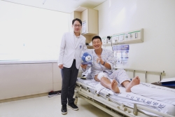  '대한민국 테니스 레전드' 이형택 선수 한양대학교병원 방문